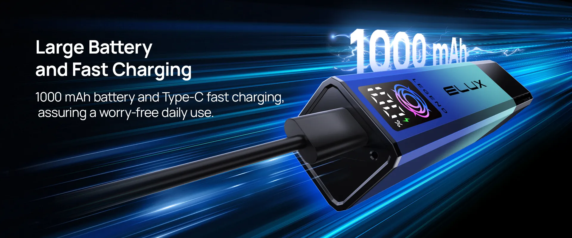 Elux Legend 8000 batterij
